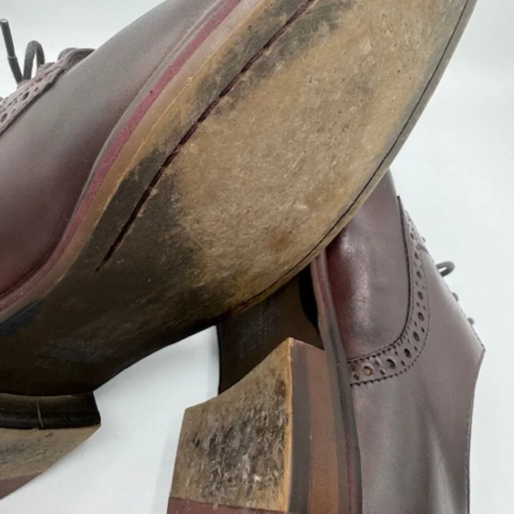Johnston & Murphy Men's Conrad 2.0 Mahogany Full Grain Size 9M